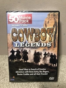 Cowboy Legends DVD (50 Movie Pack, 12-Disc Set, 2008) (See Description) - Imagen 1 de 3