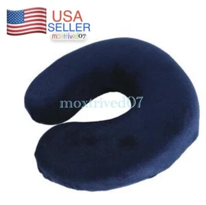 Memory Foam U-Shaped Travel Pillow Neck Support Head Rest Car Plane Soft Cushion - Picture 1 of 6