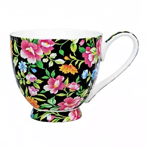 Bone China Coffee Mug Floral Coffee Tea Cup for Men Women -16 Oz Flower Coffe... - Picture 1 of 12
