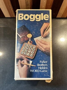 Vintage BOGGLE 1976 1977 Parker Brothers Hidden Word Games - Picture 1 of 4