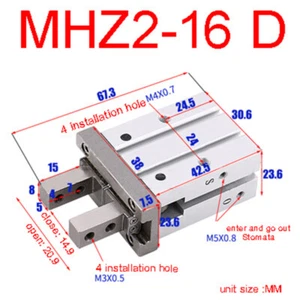 Cilindro de dedo MHZ2-16D para SMC - Imagen 1 de 1