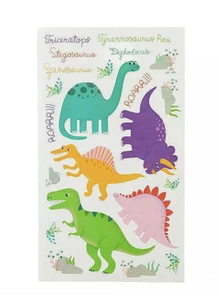Dinosaurs Large Stickers Wall Kids nursery vinyl decals decoration transfers - Picture 1 of 2