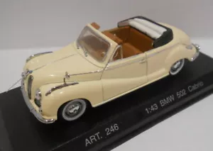 Corgi Detail 1/43 Scale - ART.246 BMW 502 CABRIO CREAM - Picture 1 of 3
