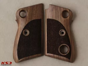 KSD Brand Beretta Mod 71 - 72 - 75 Impugnature compatibili in noce Riplette - Foto 1 di 1