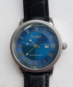 Stauer Mens Watch Date Window Model 28997 - Picture 1 of 4