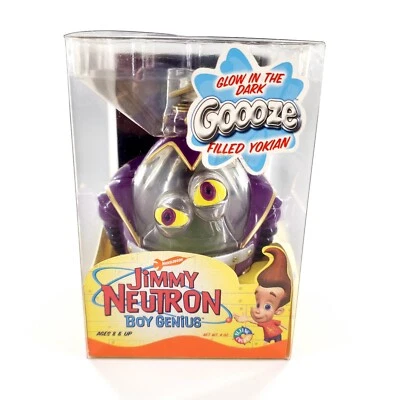 Figura Yokian Jimmy Neutron Boy Genius Brilla en la Oscuridad Goooze Llena Nueva Sellada Foto 1 de 4