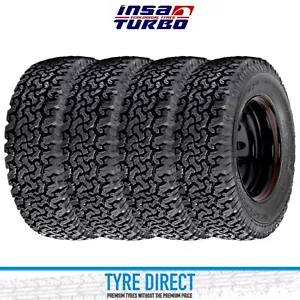 4X 205 80 16 INSA TURBO RANGER AT | NEW ALL TERRAIN TYRES | 2058016 104S M+S - Picture 1 of 8