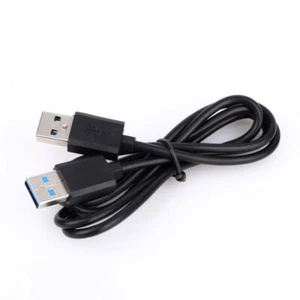 USB 3.0 A Male to A Cable Lot Data Transfer Super Speed Power Charger Metal 3FT - Picture 1 of 15