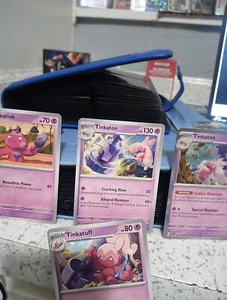 Pokemon Triple Whammy Tinkatink Tinkatuff Tinkaton Cosmos Holo AUS Exclusive - Picture 1 of 6