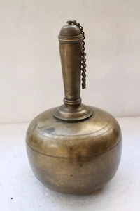 Antica brocca d'acqua Surai persiano pregiato ottone moghul NH3482 - Foto 1 di 10
