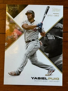 Yasiel Puig 2019 Topps X Tatis Jr 023 Style & Swag -NICE-FAST SHIPPING - Picture 1 of 2