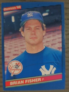 Brian Fisher - 1986 Donruss #492 - New York Yankees - Buy More & Save! - Imagen 1 de 2
