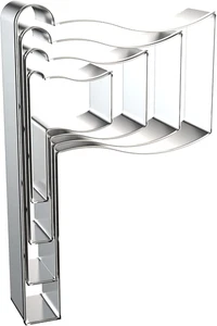 Juego de cortador de galletas Flag - 5 pulgadas, 4 pulgadas, 3 pulgadas, 2 pulgadas - 4 piezas patriótico de EE. UU.  - Imagen 1 de 12