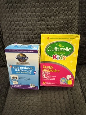 Tabletas en polvo y probióticos culturales Garden of Life para niños Foto 1 de 4