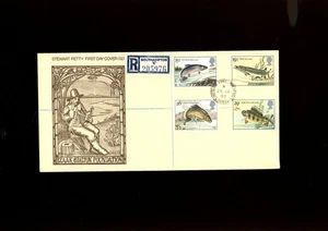 1983 River Fish S.Petty FDC avec Kingsgate Street Winchester reg CDS. - Photo 1/1