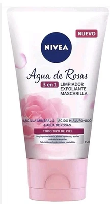 NIVEA 3EN1 AGUA DE ROSAS LIMPIADOR FACIAL/ROSE WATER 3IN1 FACIAL CLEANSER - Image 1 of 4