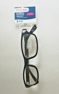 Walgreens Reading Glasses ~ Scratch Resistant ~ +2.75 ~ Black  - Picture 1 of 3