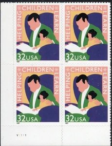 US Scott #3125 "Helping Children Learn"" plate block of 4, MNH. #V1111 LL. MNH - Picture 1 of 1