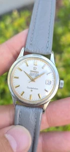 Vintage 1958 Omega Constellation Calendar Ref 2943 Cal 504 Herrenuhr 34mm SS - Bild 1 von 24