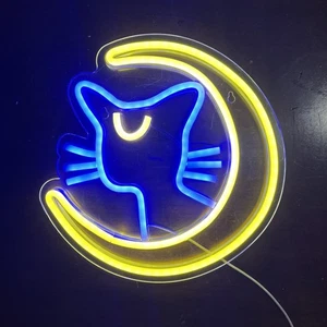 'Sailor Moon' LED Neon Sign11.5x115" Light Anime Character Wall Decor - Picture 1 of 9