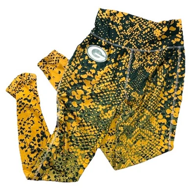 Green Bay Packers NFL Fútbol Mujer Leggings Yoga Pantalones Gree S Pequeño Usado Foto 1 de 4