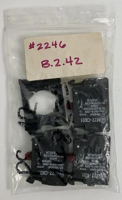 Eaton, Moeller Modular Contact Element Set & Base (2: M22-CK01, 1: M22-K01) - Image 1 of 4