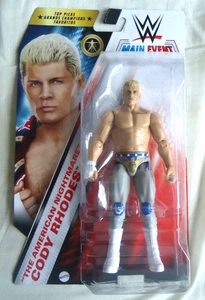 Nuova Modellino WWE Cody Rhodes Main Event Series Top Picks Champions 6,5" (W) - Foto 1 di 5