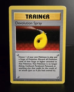Pokémon TCG - DEVOLUTION SPRAY - #72 - RARE - UNLIMITED - BASE SET 1999 - MP/LP - Picture 1 of 2