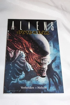 Aliens Outbreak TPB GN Dark Horse Comics 1996 1st print Low Verheiden Trade - Image 1 of 4