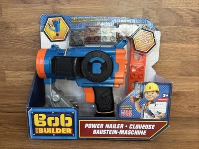Bob The Builder Power Nailer Mega Bloks Toy Drill Brand New Sealed Gift Mattel - Image 1 of 3