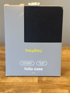 Heyday  Case for   iPad 10.9 in 10th Gen With Pencil Holder - Flat Black - Picture 1 of 2