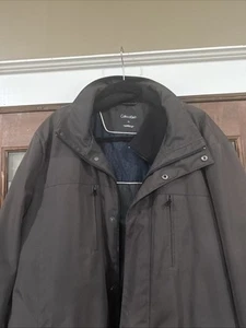 Calvin Klein Men's Winter All Weather Coat Size XLG Poly filled And Lined. I - Picture 1 of 8