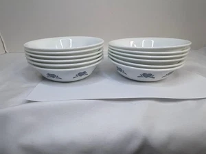 CorningWare Corelle Blue Hearts - Obst Beere Dessert 5 1/2" Schüsseln - Bild 1 von 7