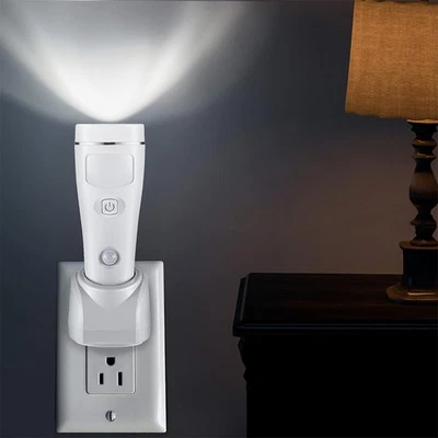 Linternas LED enchufables recargables 4 en 1, luces LED de emergencia para el hogar Foto 1 de 4