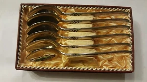 6 Tee/Desert-Löffel FÜTST FÜROSIL  de Luxe In Schachtel - Bild 1 von 5