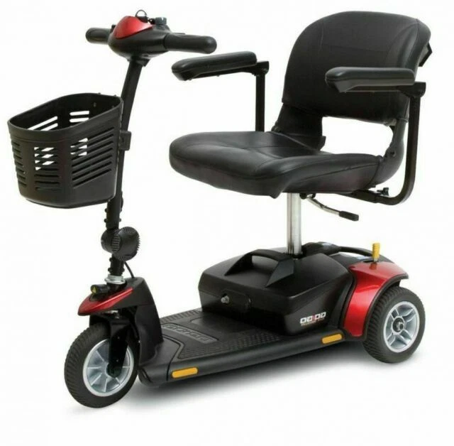 Pride Mobility Go-Go Elite Traveller 3-Wheel Mobility Scooter - Red