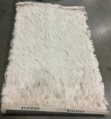 IVORY 3' X 5'  Stained Rug Reduce price 1172650754 SG511-1212-3 - Image 1 of 4