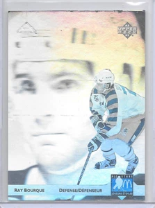 1992-93 Ray Bourque Insert Hologram McDonalds Hockey Card Boston Bruins - Imagen 1 de 2
