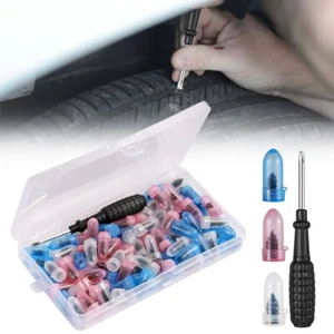 85X Tire Repair Screw in Rubber Plug Nail Car Tyre Puncture Repair Kit Off-Road - Picture 1 of 9