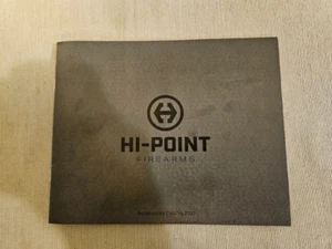 Hi-Point 2021 Catalog HiPoint Firearms Catalouge Accessories Catalog For Pistols - Picture 1 of 3