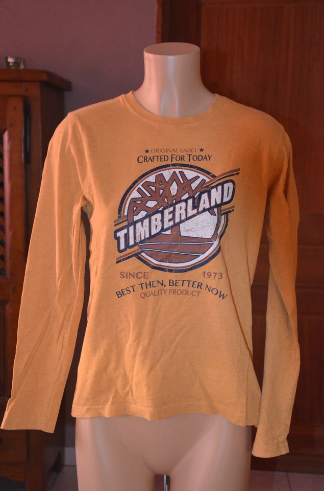 TIMBERLAND - Très joli tee-shirt manches longues Taille 14 ans EXCELLENT ÉTAT - Photo 1/3
