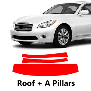 Roof+A Pillars PreCut Paint Protection Film For INFINITI M56X BASE 2011-2013 - Picture 1 of 6
