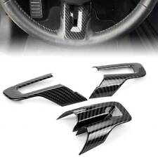 Produktbild - Carbon Fiber Black Lenkradabdeckung Trim Innenraum für Ford Mustang 2015-2020
