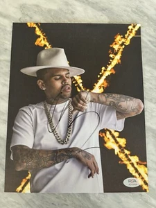 Chris Brown Signed Autographed 8x10 Photo Psa DNA Authentic - Picture 1 of 1
