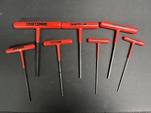 Vintage Craftsman T Handle Allen Hex Wrench 3/32”-1/4” - Picture 1 of 3