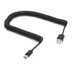 USA Stretch USB-C 3.1 Male to Standard USB 2.0 A Male Data Cable for Phone 3M - Picture 1 of 4
