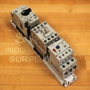 Allen Bradley 103T-AWD2-QB25C-E1C-V Ser. A Comination Starter with Din Rail - Picture 1 of 9