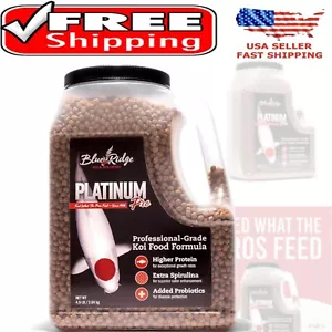 Nutritional Koi Fish Food 4.5lb - Floating Pellets for -Round Feeding - Picture 1 of 11