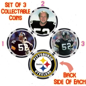 MIKE WEBSTER - LEGENDARY STEELERS FOOTBALL PLAYER - COLLECTABLE COIN SET - Picture 1 of 2