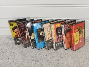 Elvis Presley Assorted Cassettes Lot Of 8 - Foto 1 di 14